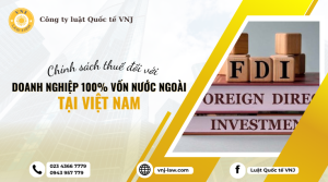 Chính sách thuế đối với doanh nghiệp 100% vốn nước ngoài tại Việt Nam