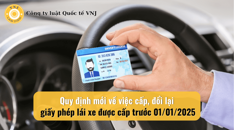 Quy định mới về việc cấp, đổi lại giấy phép lái xe được cấp trước 01/01/2025