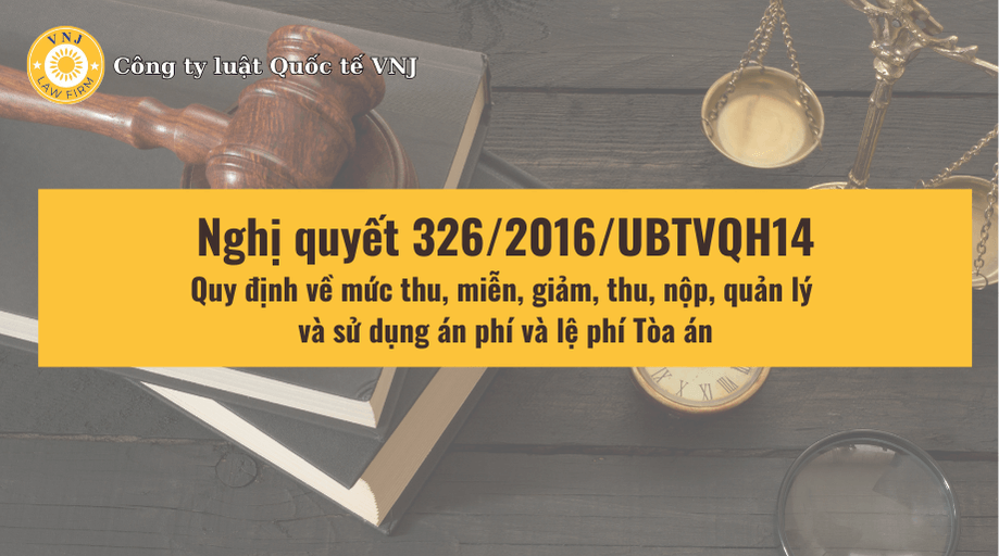 Nghị quyết 326/2016/UBTVQH14