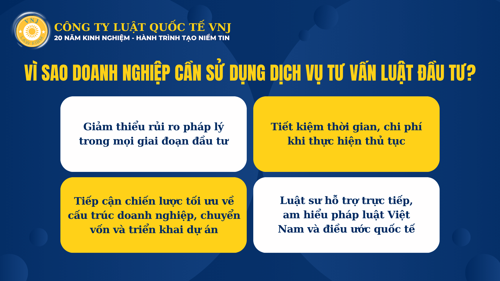 Vì sao doanh nghiệp cần sử dụng dịch vụ tư vấn luật đầu tư?