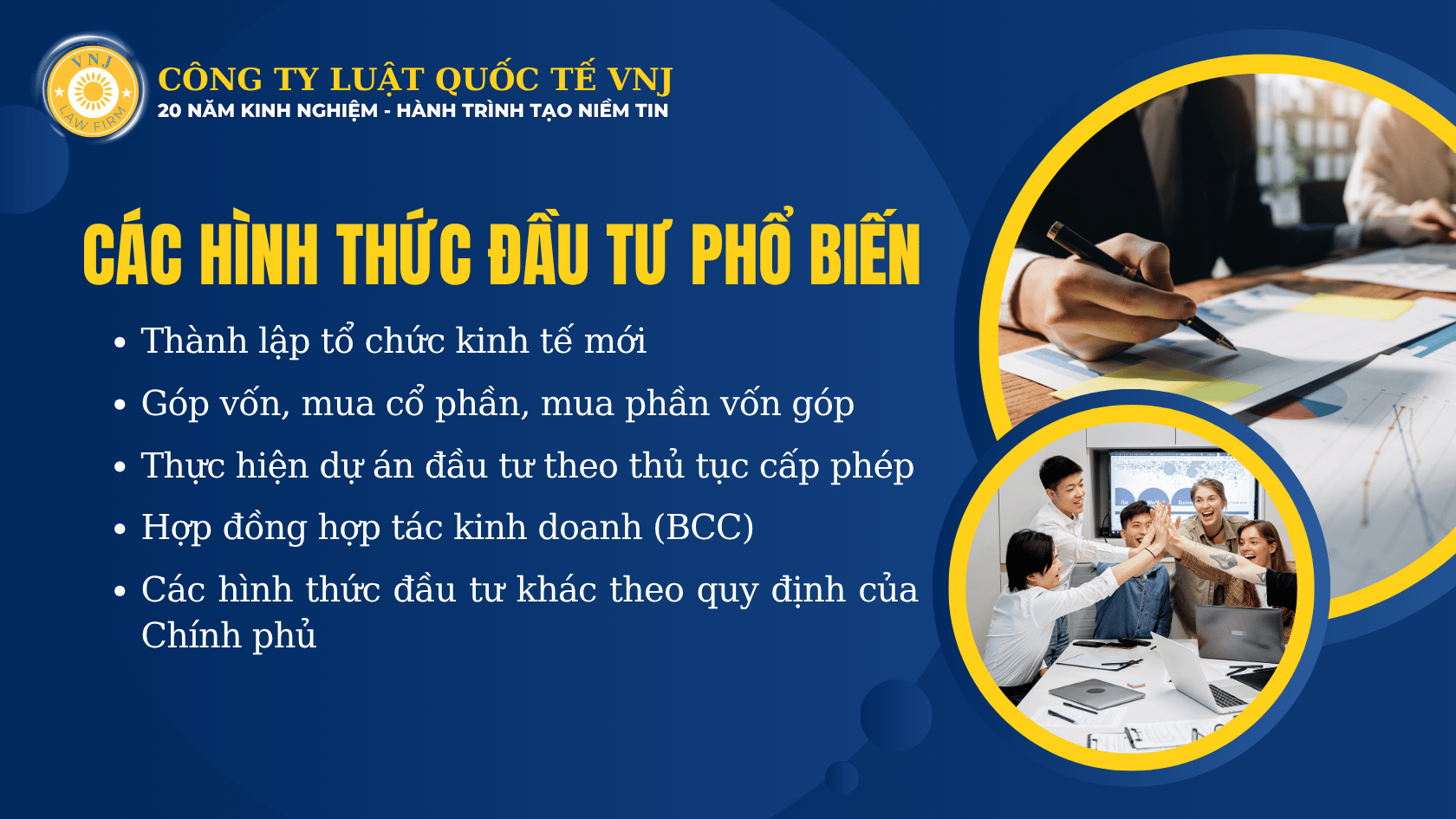 Các hình thức đầu tư phổ biến tại Việt Nam