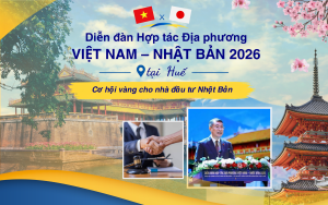 Diễn đàn hợp tác địa phương Việt Nam Nhật Bản 2026 tại Huế